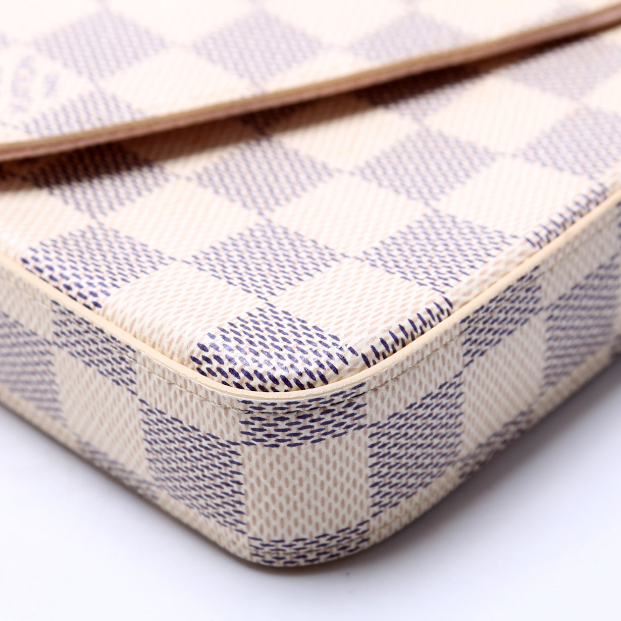 Pochette Felicie Damier Azur Pink