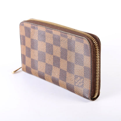 Zippy Compact Wallet Damier Ebene