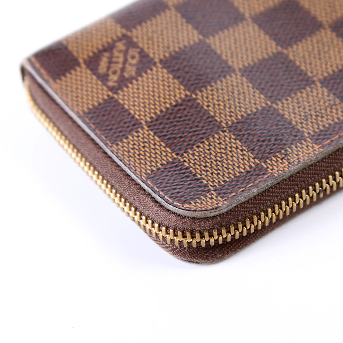 Zippy Compact Wallet Damier Ebene