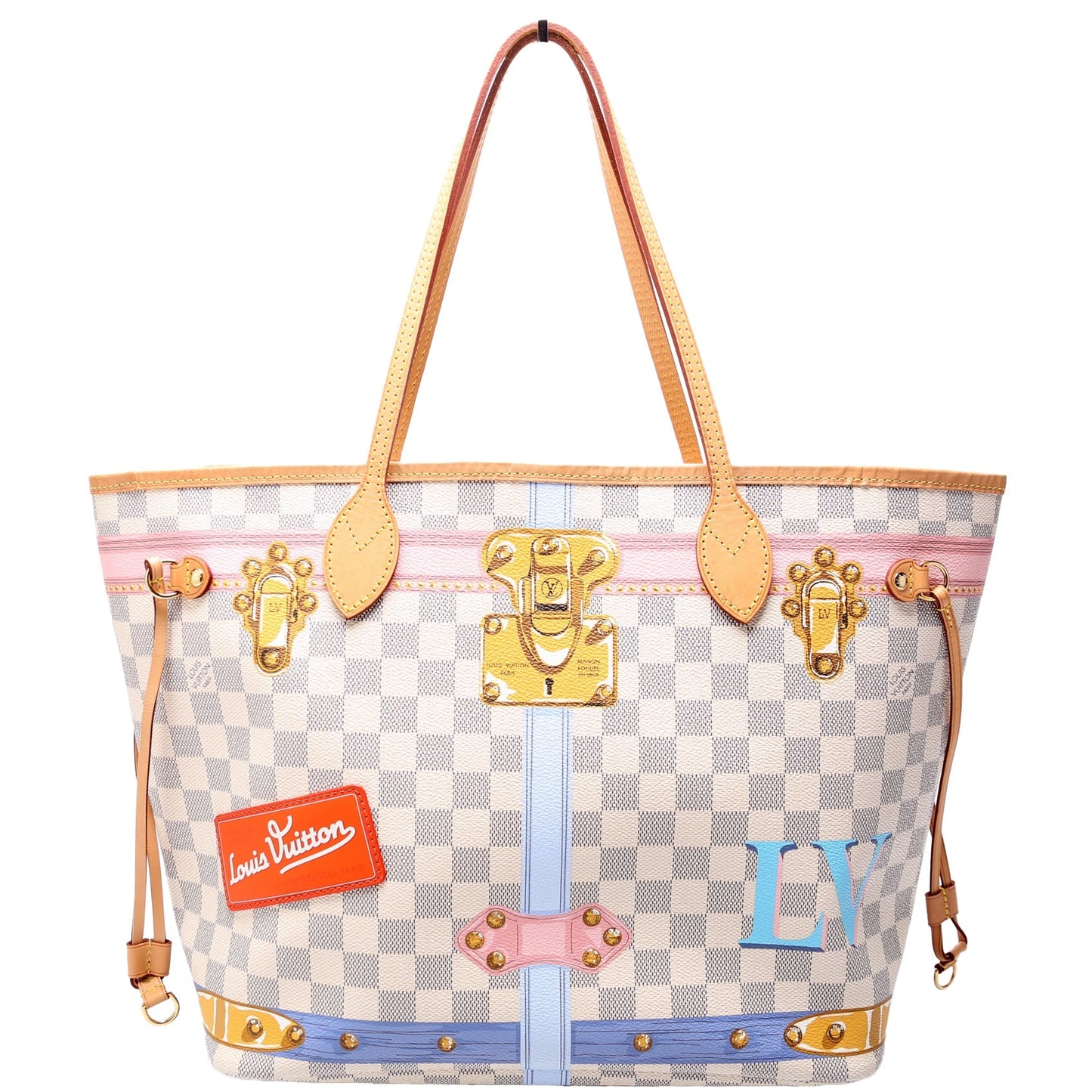 Neverfull MM Summer Trunks Damier Azur