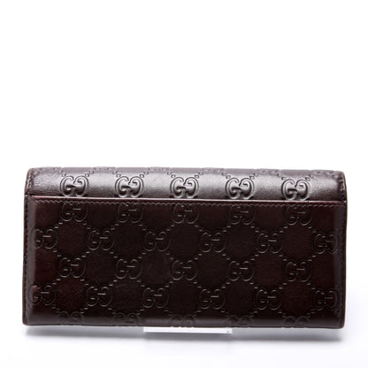 233154 Guccissima Continental Wallet Brown