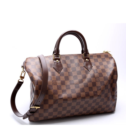 Speedy 35 Bandouliere Damier Ebene