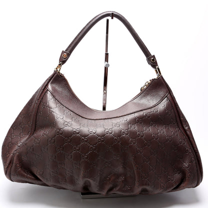 189833 Guccissima D Ring Hobo Brown