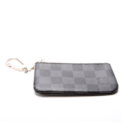 Pochette Cles Damier Graphite