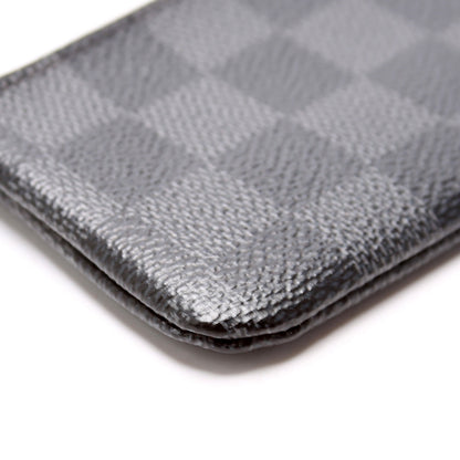 Pochette Cles Damier Graphite