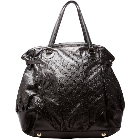 Full Moon Guccissima Tote Black