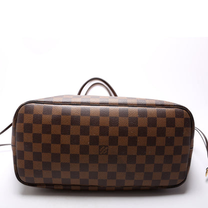 Neverfull W/Wallet MM Damier Ebene Red