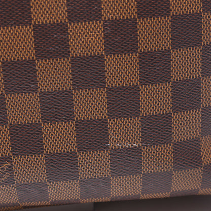 Neverfull W/Wallet MM Damier Ebene Red