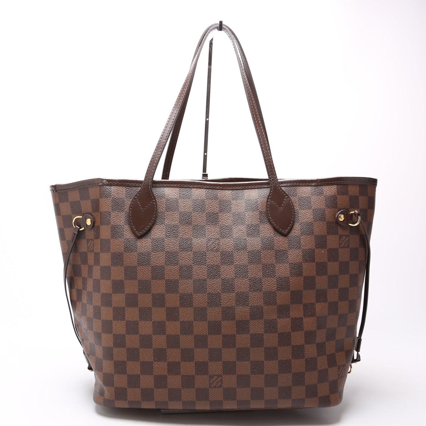 Neverfull W/Wallet MM Damier Ebene Red