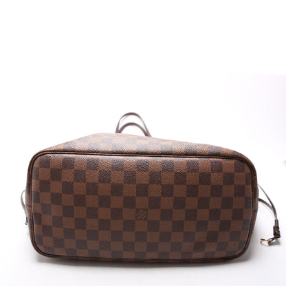 Neverfull W/Wallet MM Damier Ebene Red