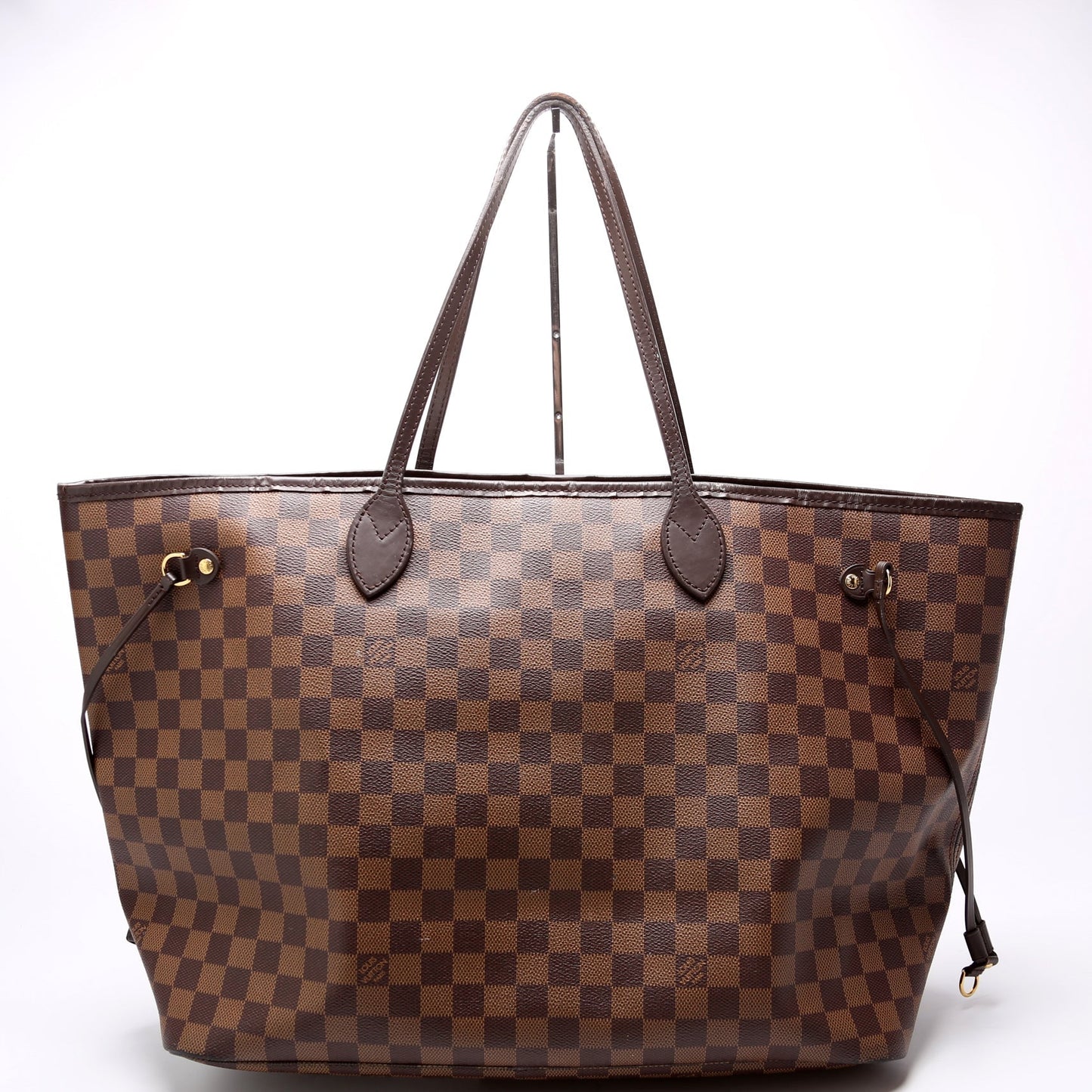 Neverfull W/Wallet GM Damier Ebene Red