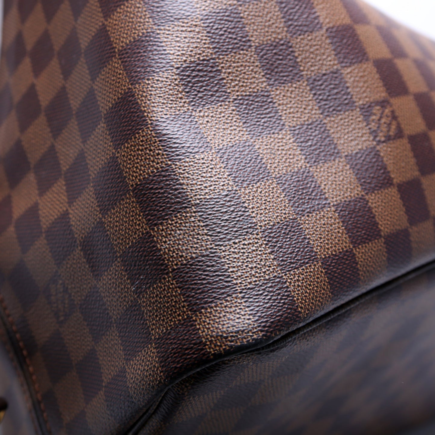 Neverfull W/Wallet GM Damier Ebene Red