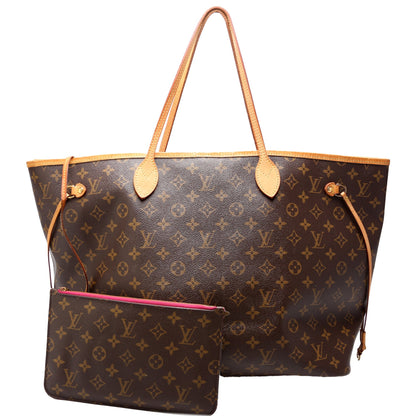 Neverfull W/Wallet GM Monogram Pink