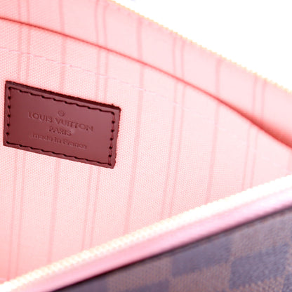 Neverfull MM With Wallet Damier Ebene Pink