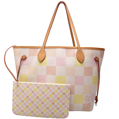 Neverfull W/Wallet MM Giant Damier Peach