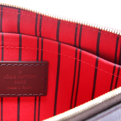 Pochette Only Damier Ebene Neverfull Red