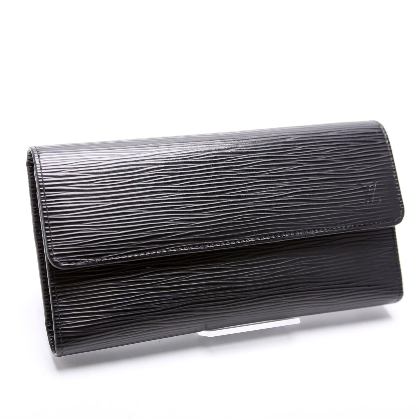 Porte Tresor International Wallet Epi Black