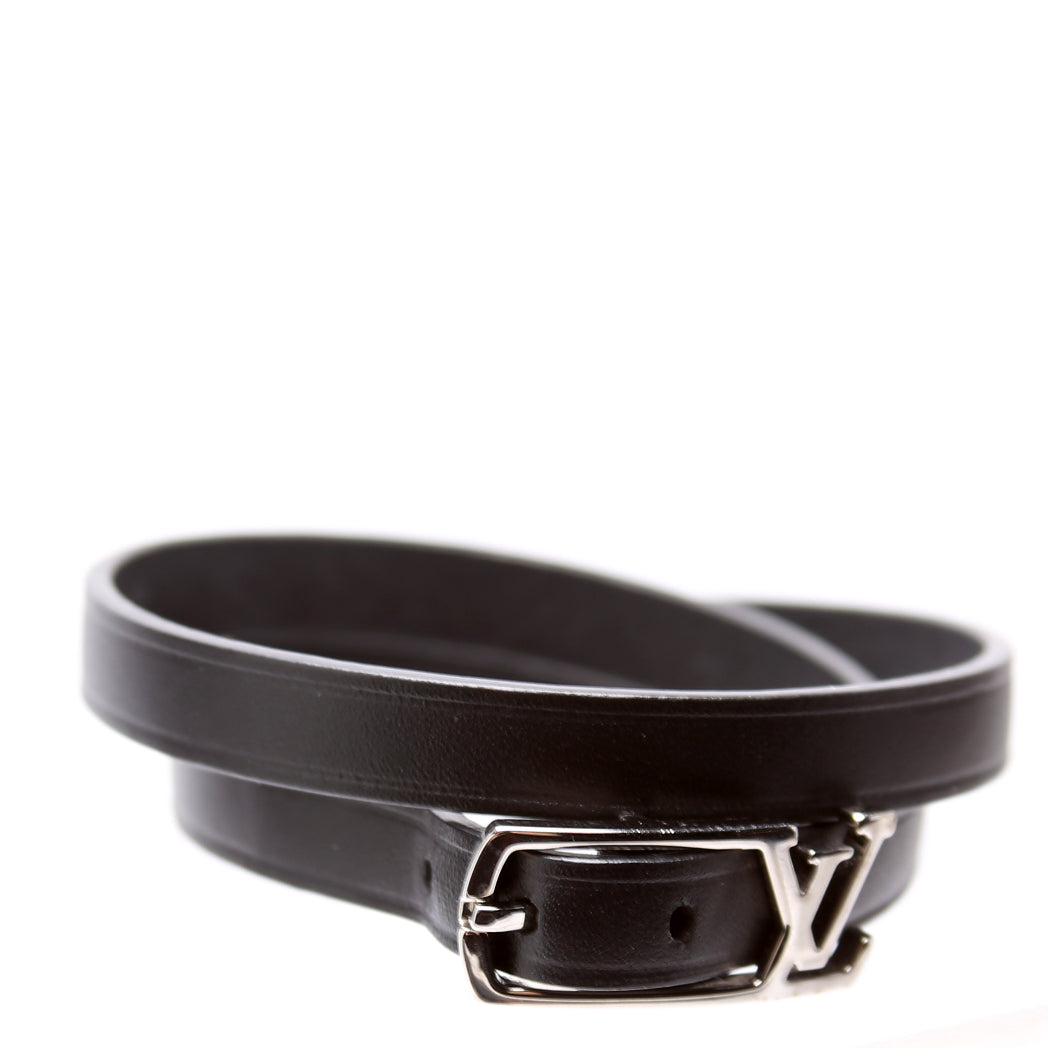 Neogram Leather Wrap Bracelet Black