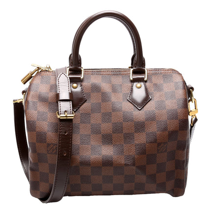 Speedy 25 Bandouliere Damier Ebene