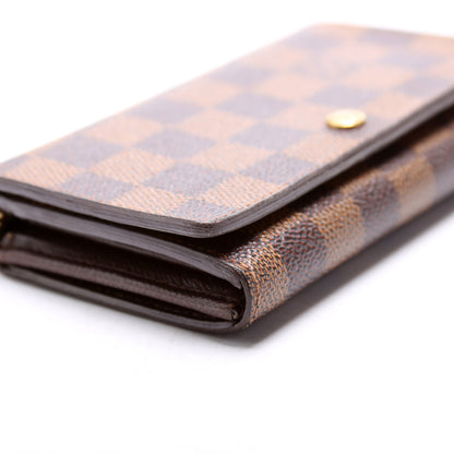 Porte Monnaie Billets Tresor Wallet Damier Ebene