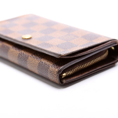 Porte Monnaie Billets Tresor Wallet Damier Ebene