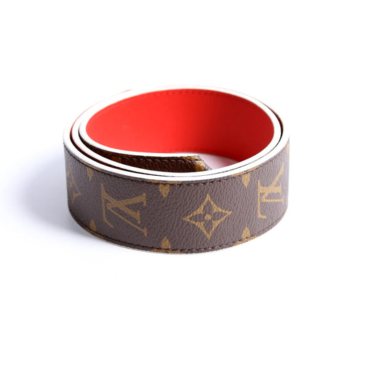 Bandouliere Monogram/Leather Strap Red