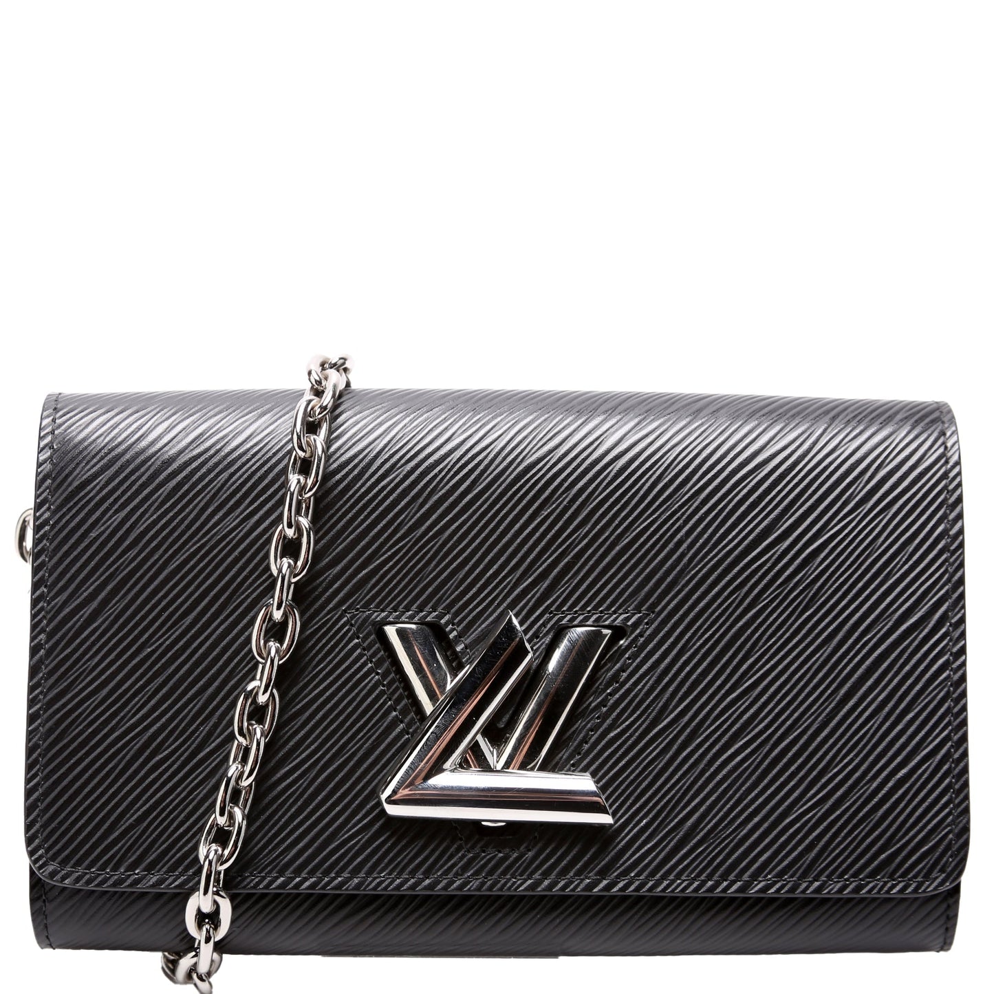 Twist Chain Wallet Epi Black