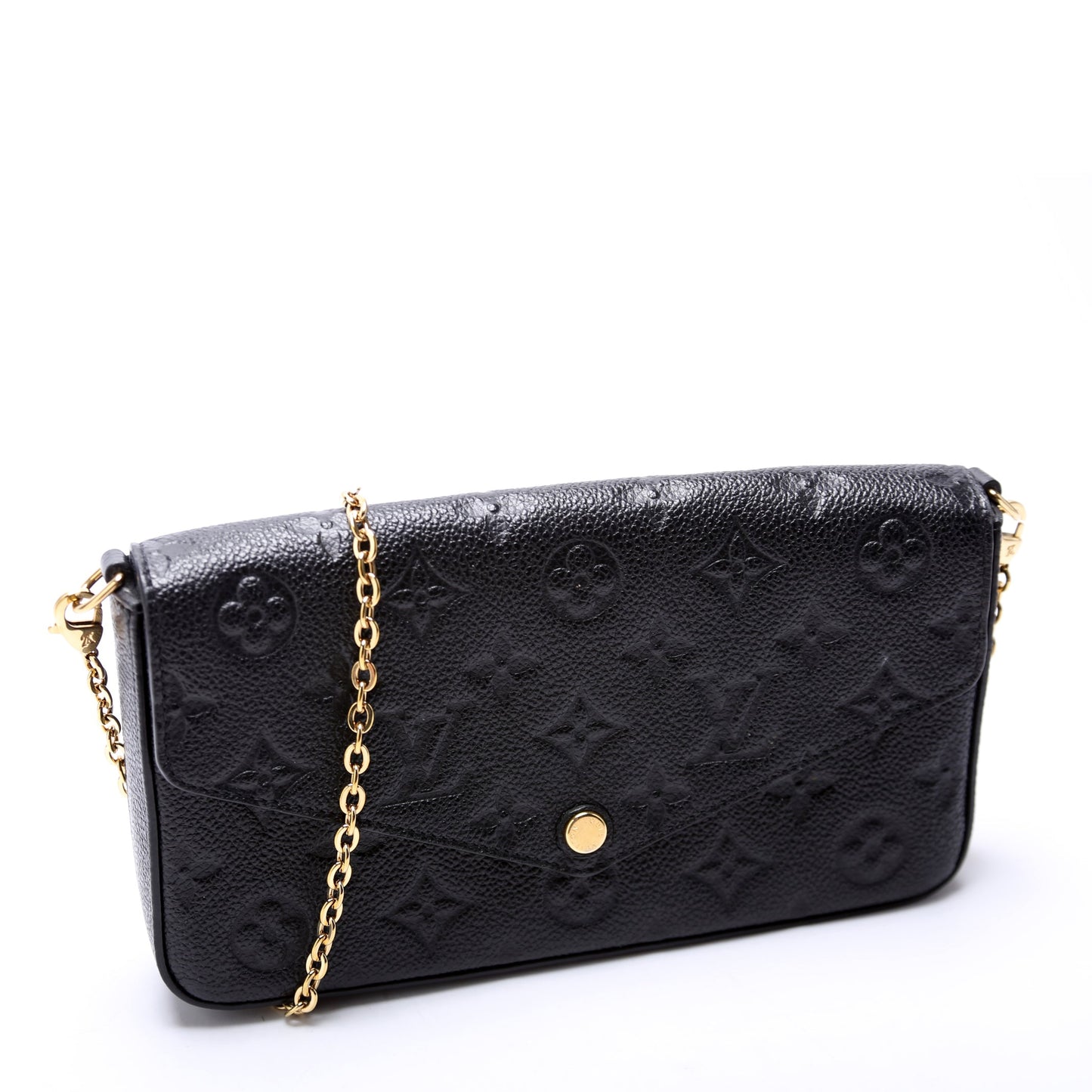 Pochette Felicie Empreinte Black