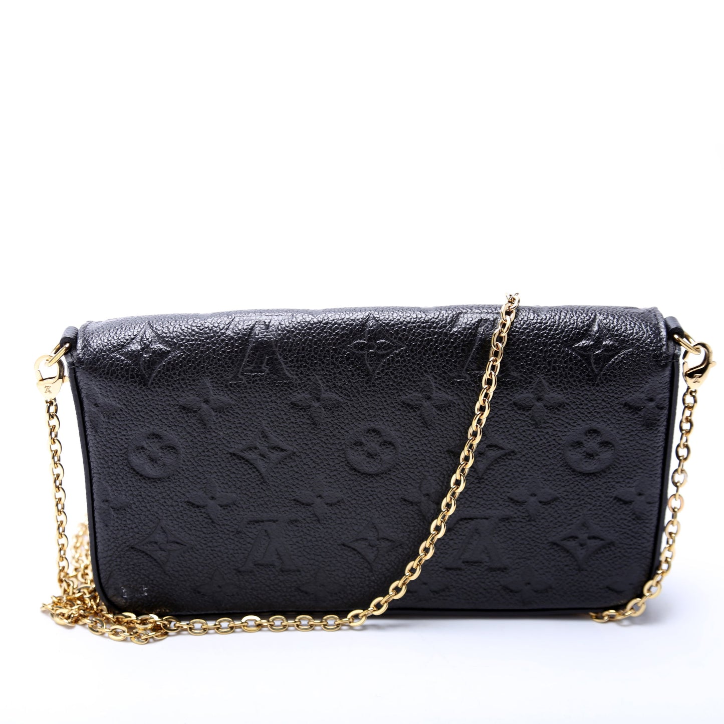 Pochette Felicie Empreinte Black