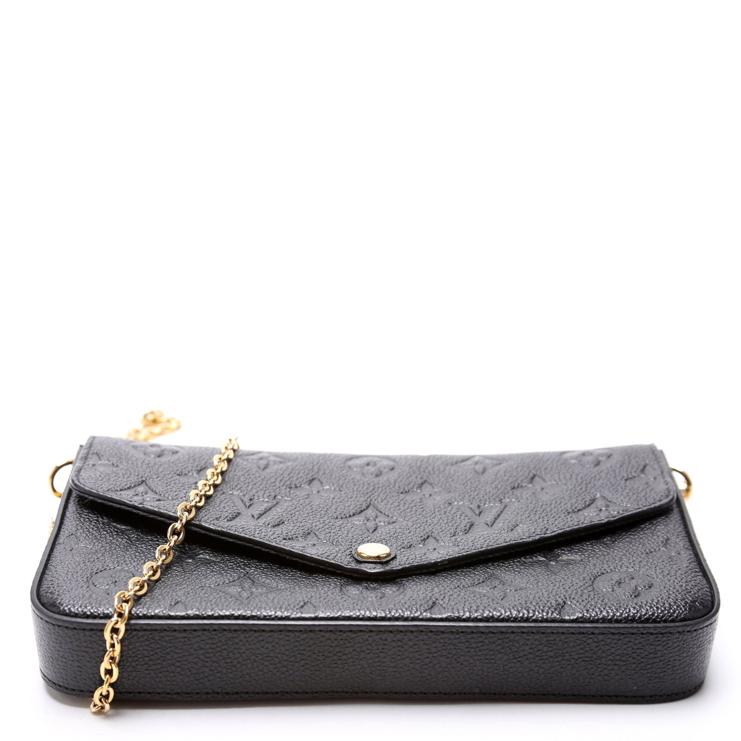 Pochette Felicie Empreinte Black