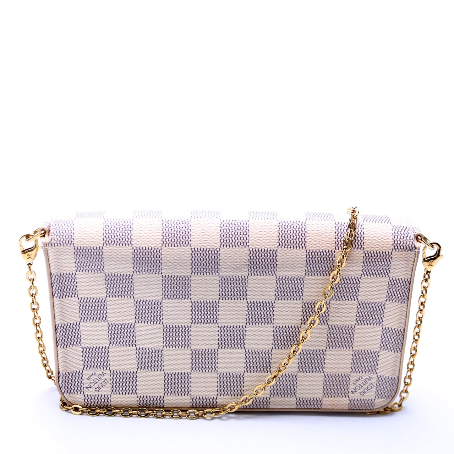 Pochette Felicie Damier Azur Pink