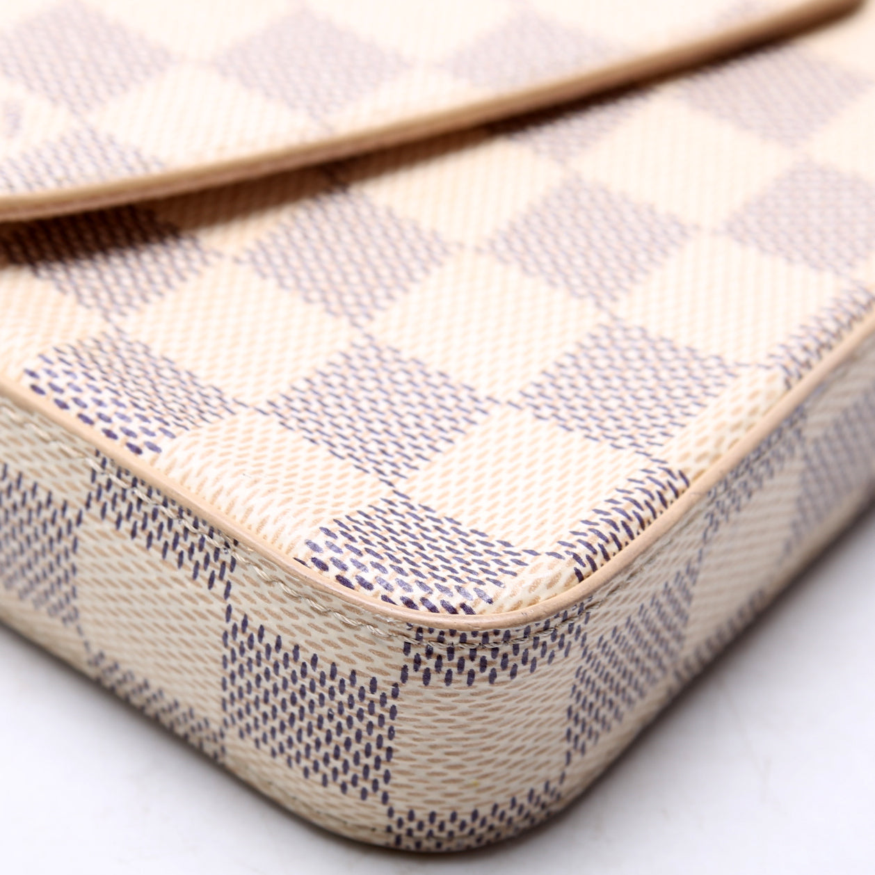 Pochette Felicie Damier Azur Pink