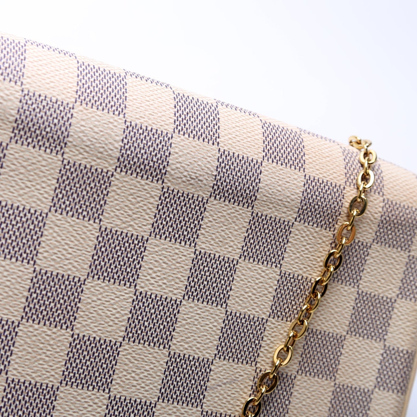 Pochette Felicie Damier Azur Pink