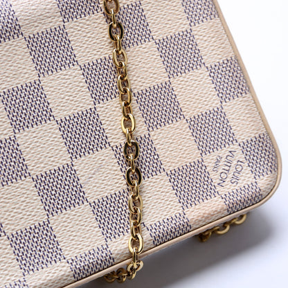 Pochette Felicie Damier Azur Pink