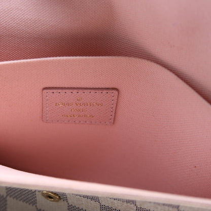 Pochette Felicie Damier Azur Pink