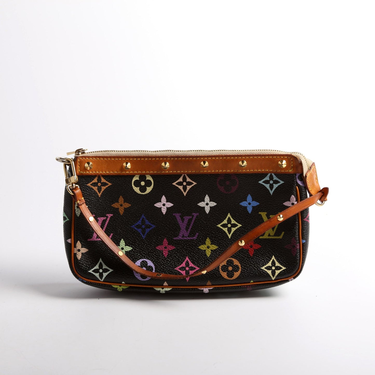 Pochette Accessoires Multicolor Monogram Black