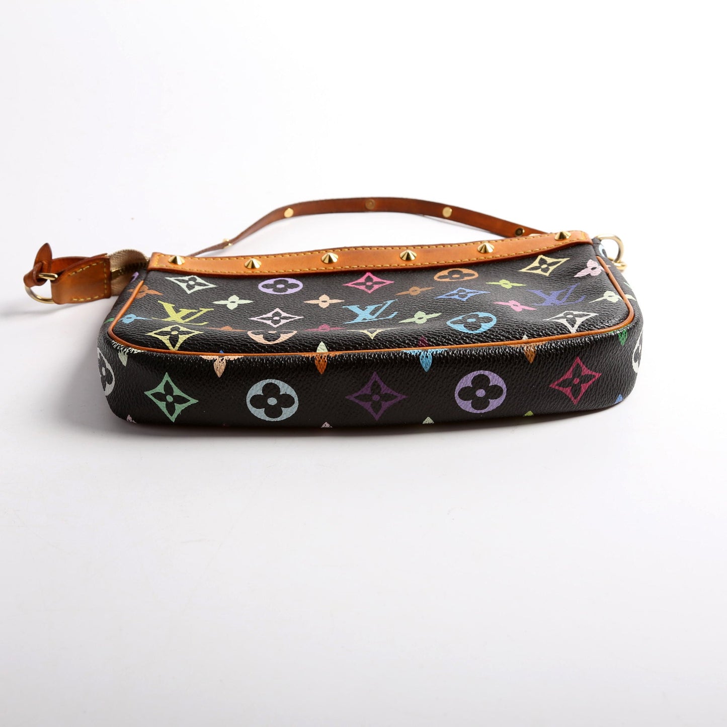 Pochette Accessories Multicolor Monogram Black