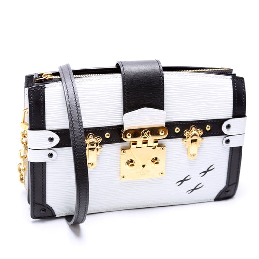 Trunk Clutch Epi White/Black