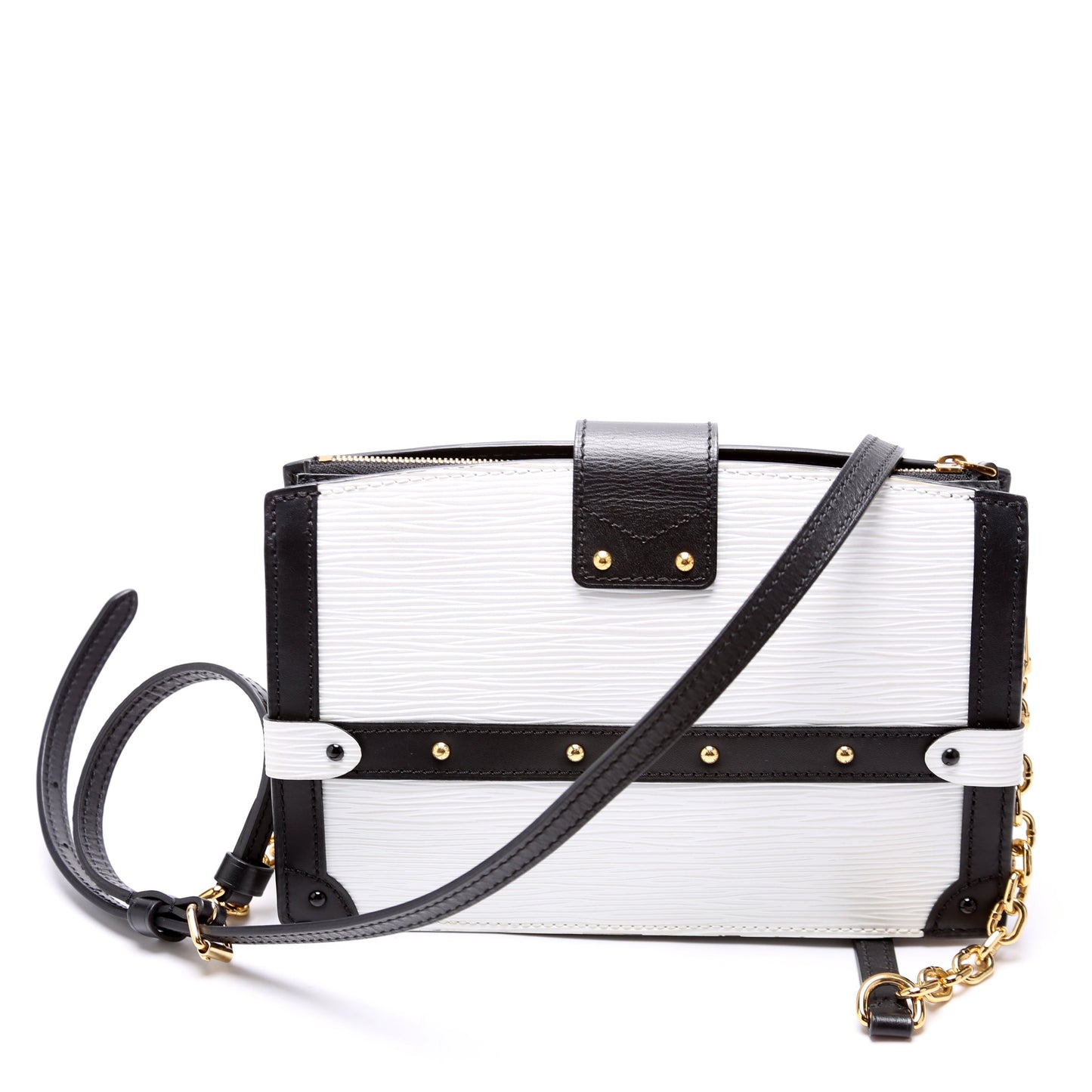 Trunk Clutch Epi White/Black