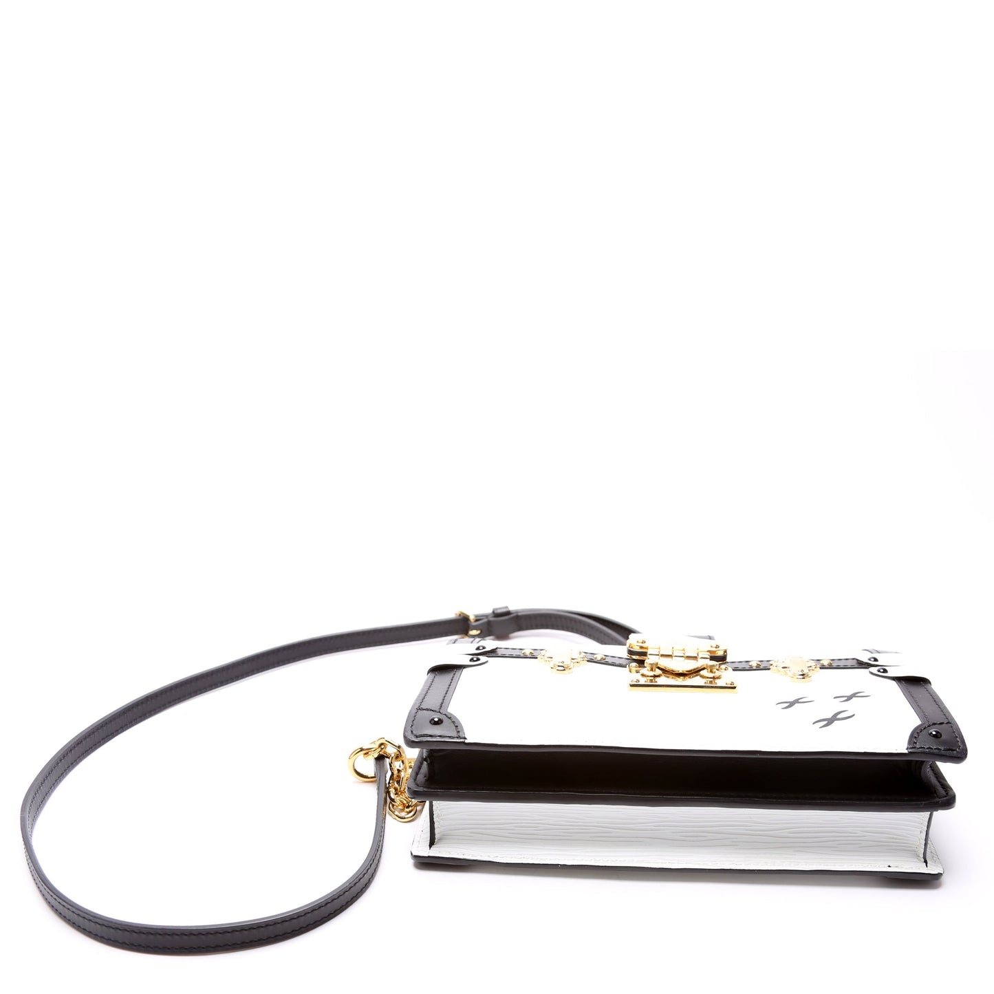 Trunk Clutch Epi White/Black