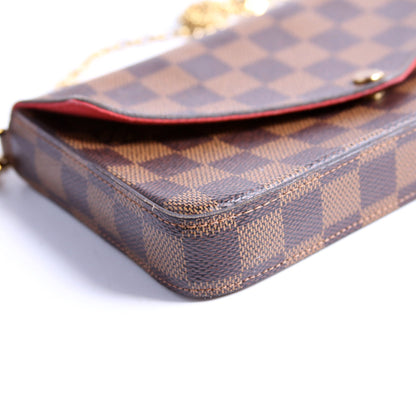 Pochette Felicie Damier Ebene