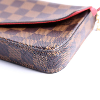 Pochette Felicie Damier Ebene