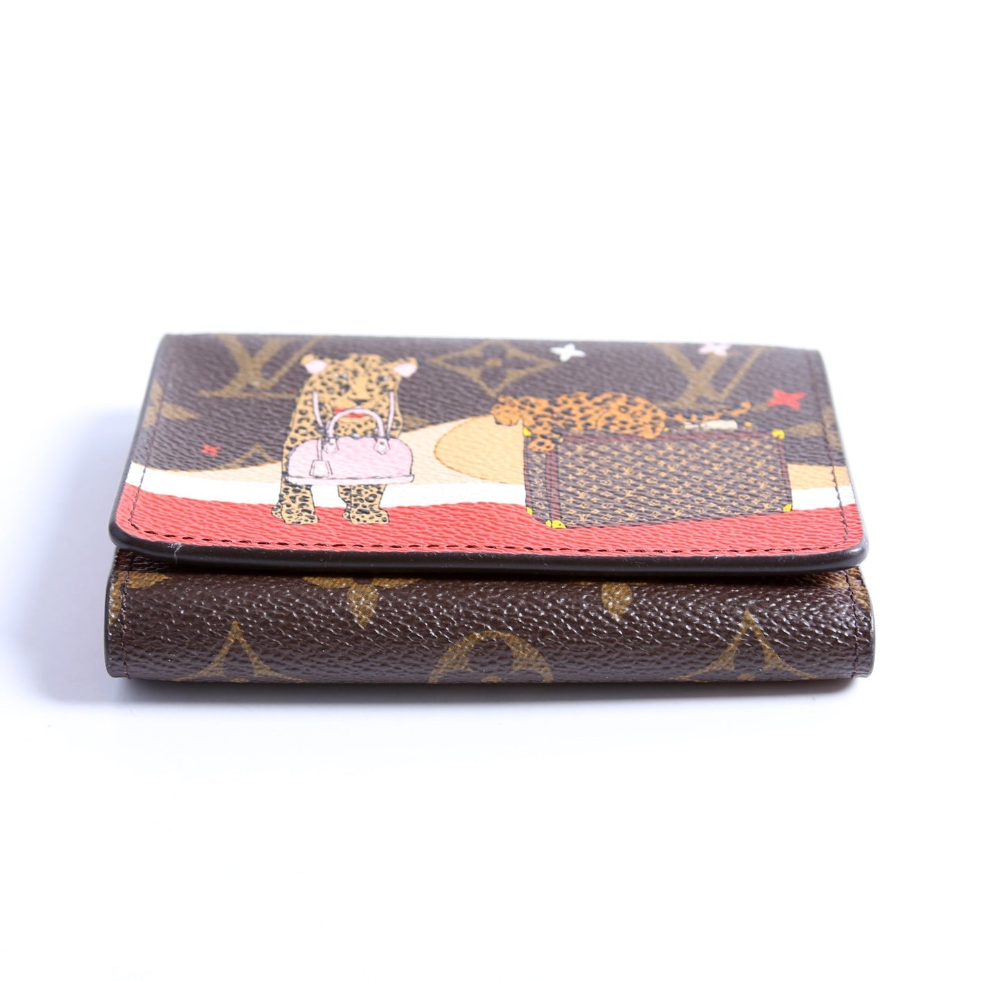 Victorine Wallet 2018 Xmas Animation Monogram Multicolor