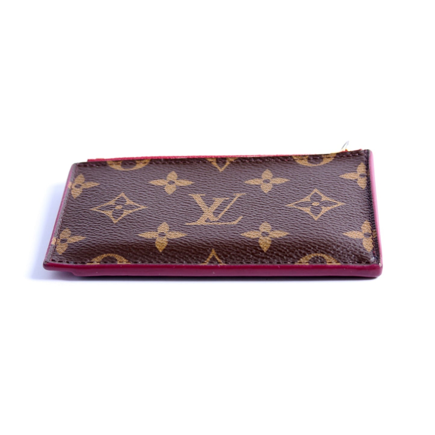 Porte Cartes Zip Monogram Berry