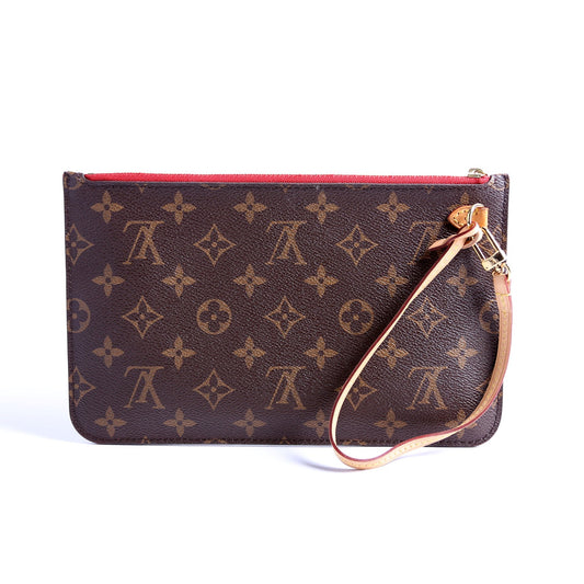 Pochette Only Monogram Neverfull Red