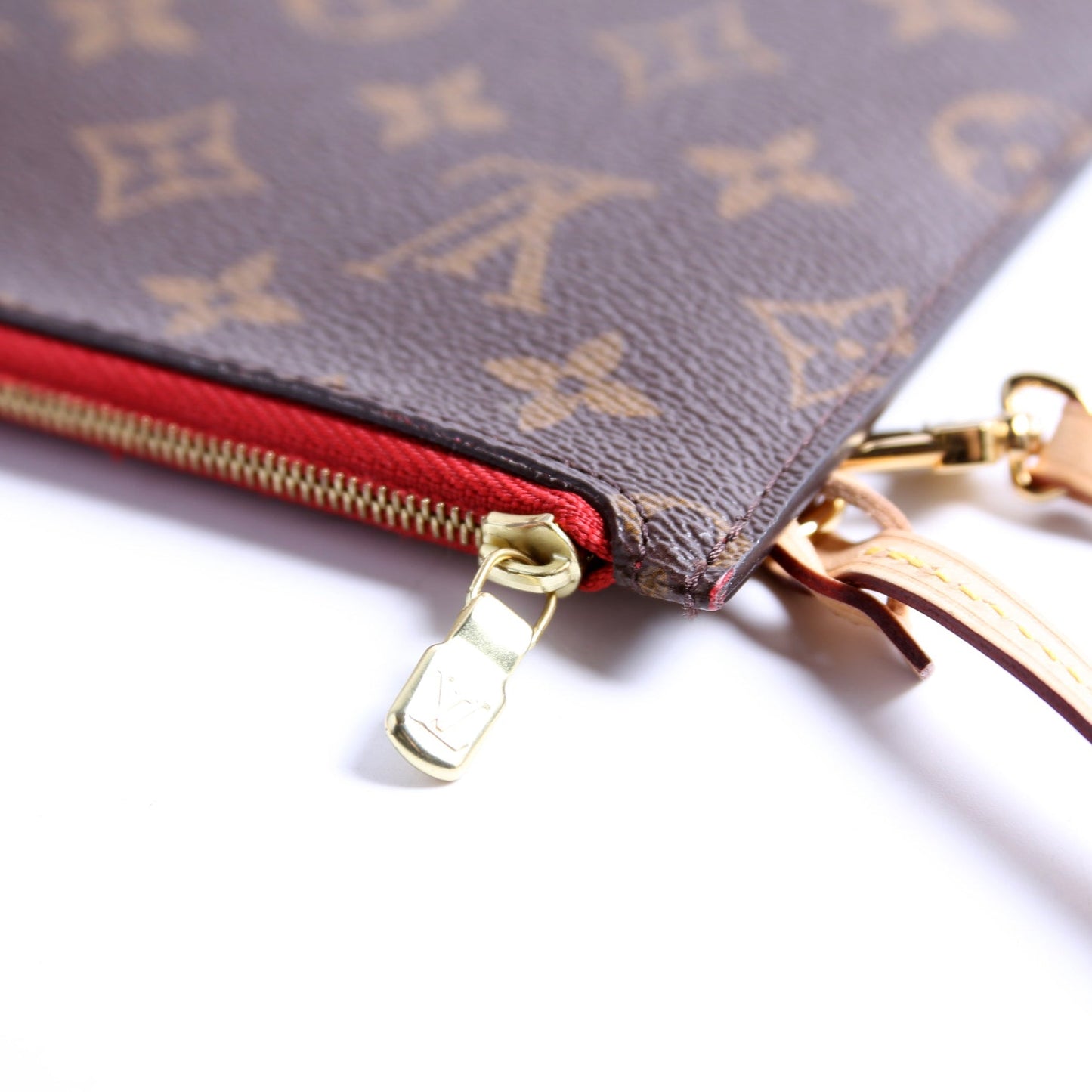 Pochette Only Monogram Neverfull Red