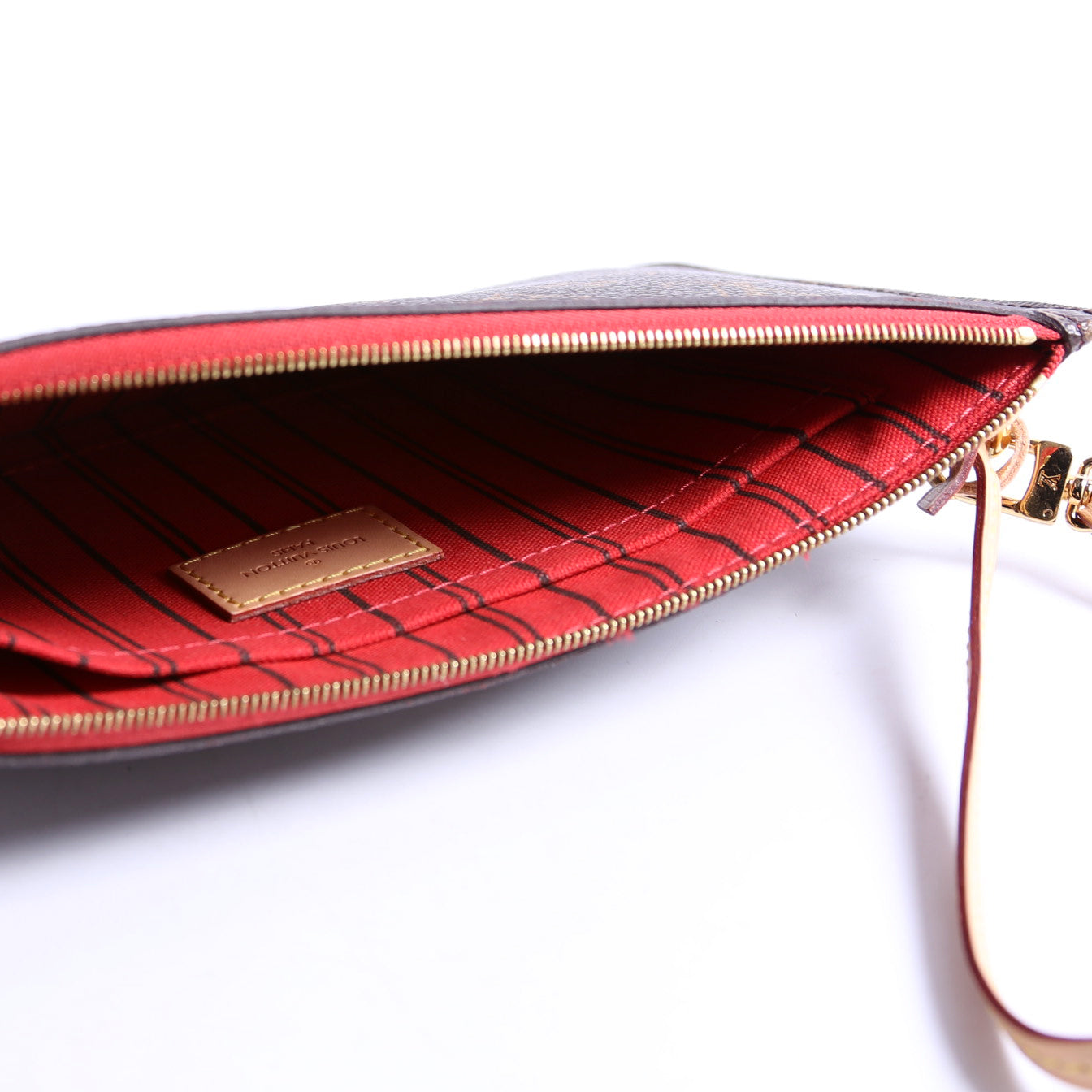 Pochette Only Monogram Neverfull Red