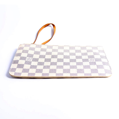 Pochette Only Damier Azur Neverfull Beige