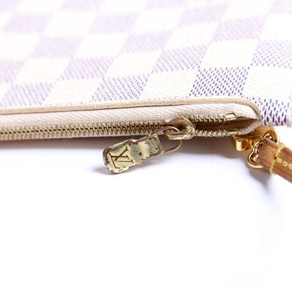 Pochette Only Damier Azur Neverfull Beige