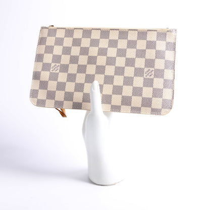 Pochette Only Damier Azur Neverfull Beige